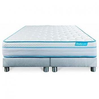 Matelas BodyZone+ 160x200 Ultra épaisseur Ressorts ensachés Visco 5 Zones