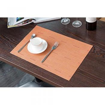Bright Orange Kitchen Place-Mats – 6 Pack