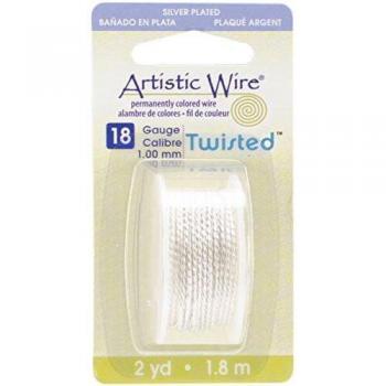 Beadalon 18-Gauge Multi-Colored Artistic Wire, 2 Yards