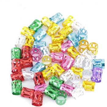 Boucles d’Extensions Dreadlock – Ensemble 50 pcs