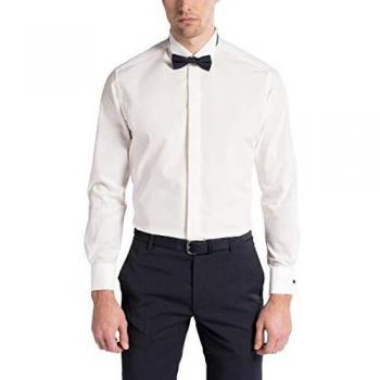 Unifarbiges Chambray-Hemd Eterna LANGARM MODERN FIT