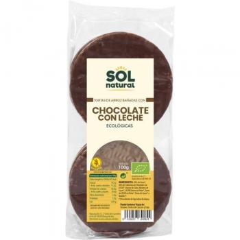 Sol Natural Tortas Arroz Chocolate con Leche Bio 100g