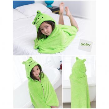 Éponge de douche pour nourrisson, design mignon, capuche incluse