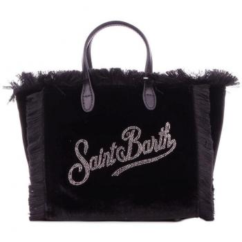 MC2 Saint Barth Rhinestone Logo Mini Vanity Bag