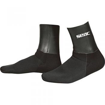 Seac Universal Anatomisches HD 3.5 Tauchsocken Schwarz XL EU