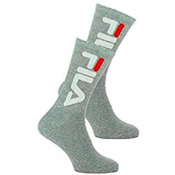 FILA Sport Short Socks – Grau, 2er Pack (35–38)