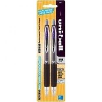 Uniball tinta de gel bolígrafo negro y azul (set de 3)
