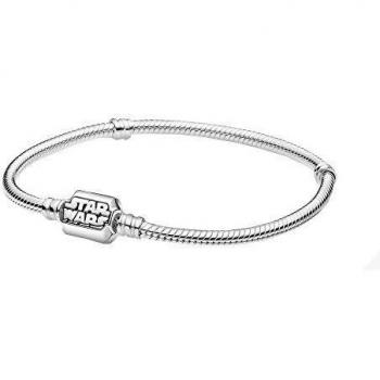 Pandora Pulsera de mujer Star Wars de plata 925 para charms 599254C00, 21 cm, Metal precioso