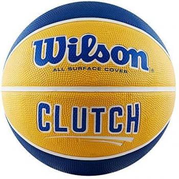 Wilson Basketball Clutch – Unisex, 7, Blau/Gelb