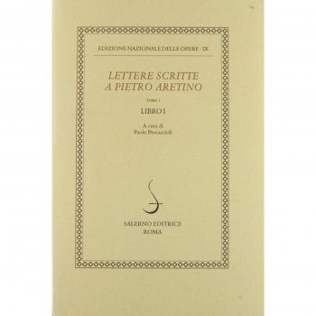 Lettere scritte a Pietro Aretino. Vol. 1: Libro 1º.