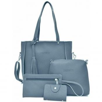 Set de Bolso de Hombro y Messenger PU
