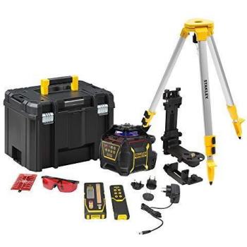 Stanley FMHT77449-1 Nivel Láser Rojo Rotativo Batería de Litio
