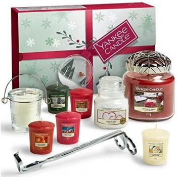 Yankee Candle Pacchetto Regalo con 8 Candele e Paralume Illuma-Lid