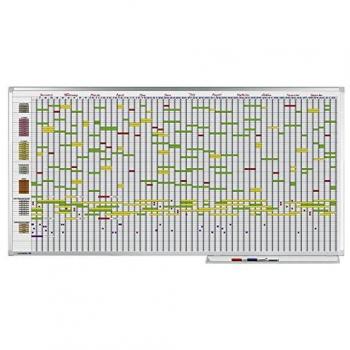 Legamaster 100x200cm Yearly Planner for 75 Users