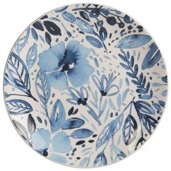 Assiette à dessert Jardin bleu 21,5 cm (lot de 6) Trend'up