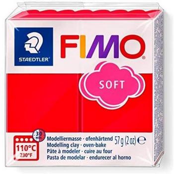 FIMO SOFT Basisfarbe Indischrot – 57 g