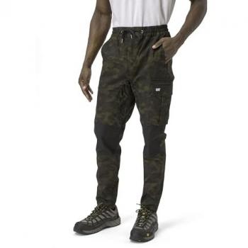 Heavy‑Duty Green Cargo Pants – Caterpillar 40 Dark Green