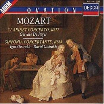Oistrakh : Concerto pour clarinette, K622