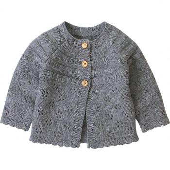 Solide Strickjacke für Jungen und Mädchen