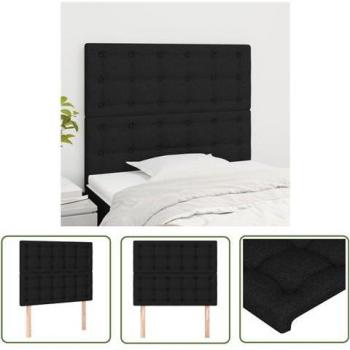 Elegante Kopfteile Schwarz 80x5x78/88 cm