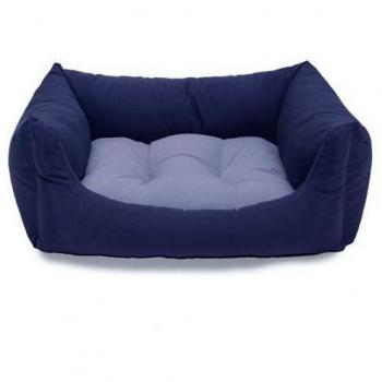 Cuna Yagu para perros 73x63x24 cm gris y marino