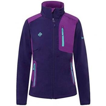IZAS Damen SHAZKA Softshell‑Jacke Lila/ Dunkelpurpur – L