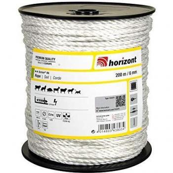 200m 6mm FARMER R6 White Twine