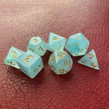 Dés polyédriques 7 pièces D&D