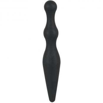 ORION Zwei‑Seiten‑Analdildo – schwarz, für alle Geschlechter
