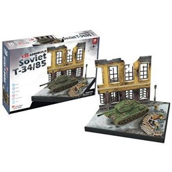 CubicFun Modellino – Sowjetischer Panzer T35/85 3D Puzzle – 213 Teile – Neu & OVP