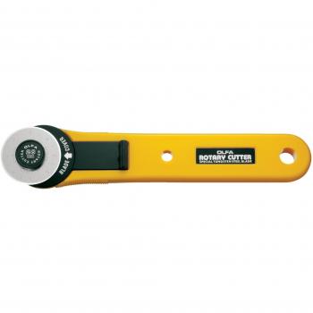 Olfa RTY-1/C 28mm Straight Handle Rotary Cutter Trimmer Fabric Paper Sewing
