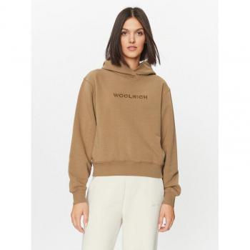 Woolrich Logo Hoodie CFWWSW0116FRUT3164 Braun Regular Fit
