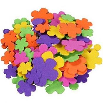 Pack de Figuras de Goma EVA en Colores Surtidos