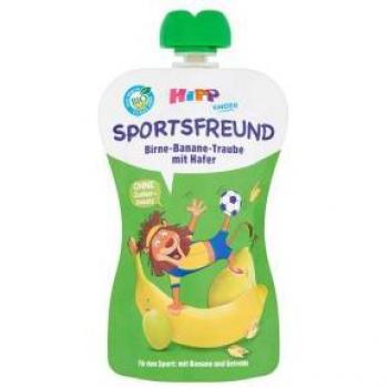 HiPP BIO Sport Kapsička Hruška-Banán-Bílé hrozno-Oves 120g