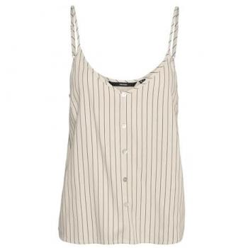 Vero Moda Beige Top – Mymilo Linie, Regular Passform