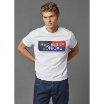 Red Bull Racing Maglietta A Maniche Corte Colore Blocco Logo Bianco L