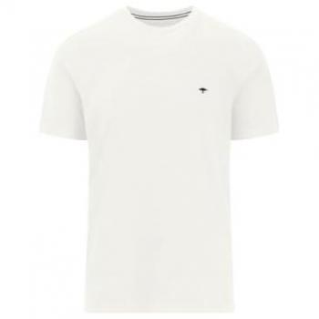 Baumwoll‑Piqué Herren T-Shirt „FYNCH“ – Offwhite, M