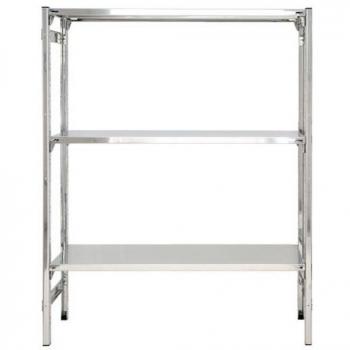 FerroInox Racks Gancio 140x30x150 con Ripiano Liscio