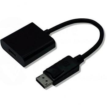 Câble d'adaptateur DisplayPort mâle à HDMI femelle 2,40 mètres noir