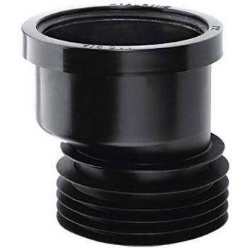 McAlpine 110mm Black Offset Drain Connector