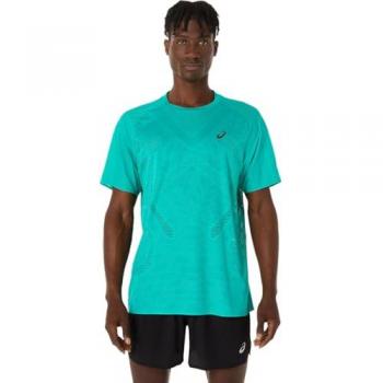 Asics Metarun Blu Uomo Maglia a Maniche Corte