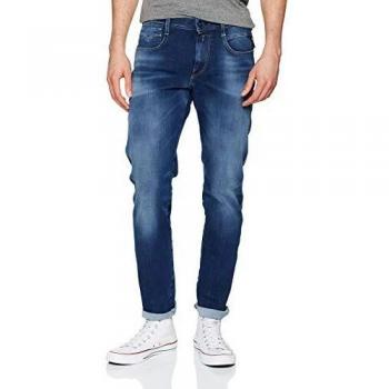 Replay Anbass Jean Slim, Bleu (Medium Blue 9), 28W / 34L