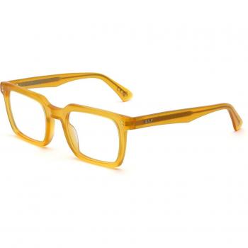 Retrosuperfuture Unisex Glasses – SIX Secolo Optical Sereno Vista, Acetate Yellow, Square Shape