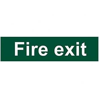 Self-Adhesive PVC Fire Exit Sign