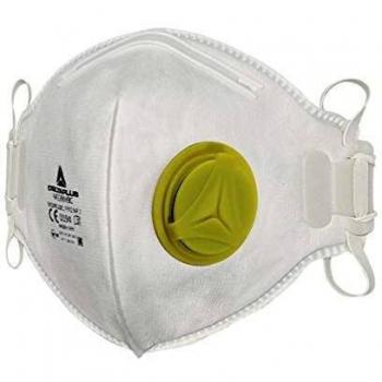 10x Mascherine per la protezione delle vie respiratorie Delta Plus M1200VB con valvola