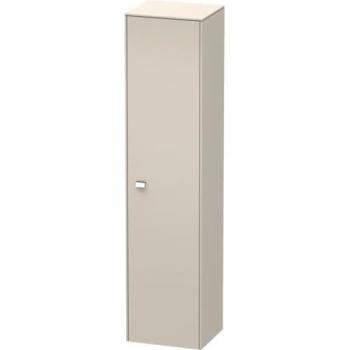 Duravit Brioso BR1330R1091 : armoire haute taupe, 420 × 1770 × 360 mm, poignée chromée