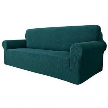 MAXIJIN Jacquard Spandex Couch Cover for 3 Seater