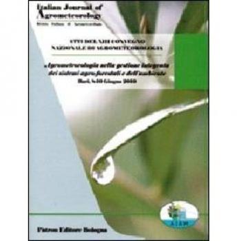 Atti del XIII convegno nazionale di agrometeorologia