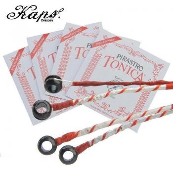 Nylon Violin Strings by Pirastro, Tonica Series – 4 Piece Set