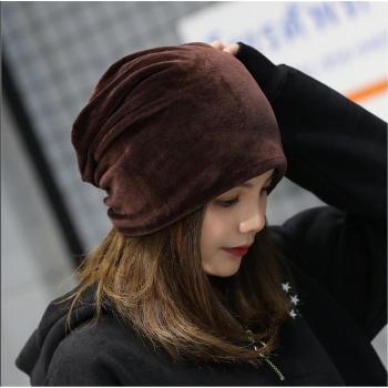 Gorro de Hip Hop Oversize de Terciopelo para Invierno
